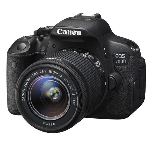 Canon EOS 700D Kit with EF-S 18-55mm f/3.5-5.6 IS STM Lens Black Digital SLR Camera