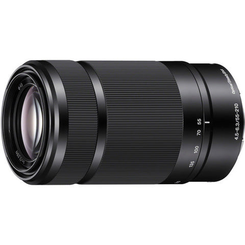 Sony E 55-210mm F/4.5-6.3 OSS Black Lens (White Box)