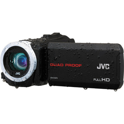 JVC GZ-R10 Quad-Proof HD Black Video Cameras and Camcorders