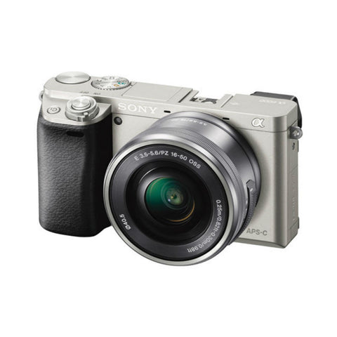 Sony Alpha A6000L with 16-50mm Lens Silver Mirrorless Digital Camera