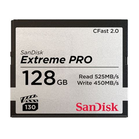 SanDisk Extreme PRO 128GB SDCFSP-128G (525MB/s) CFast 2.0 Memory Card