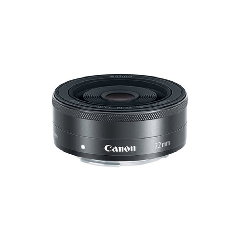 Canon EF-M 22mm f2.0 STM Black Lens (White Box)