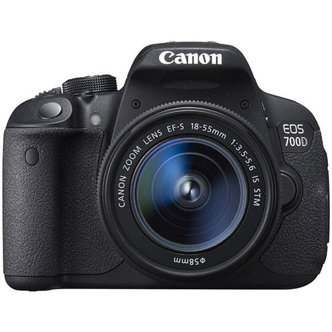 Canon EOS 700D Kit with 18-55mm STM Lens Black Digital SLR Camera