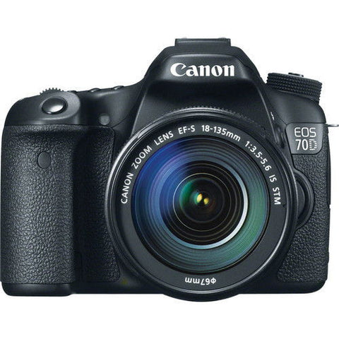 Canon EOS 70D Kit with EF-S 18-135mm f/3.5-5.6 IS STM Lens Black Digital SLR Camera