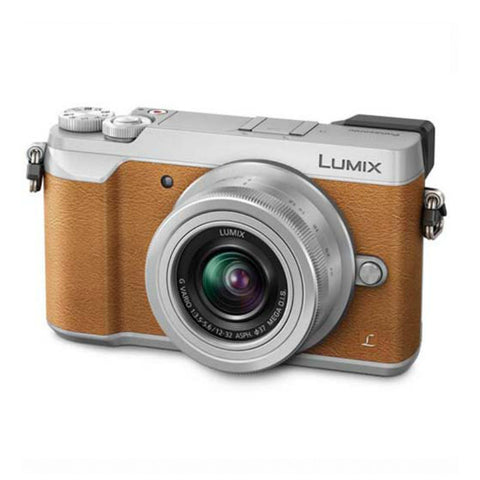 Panasonic Lumix DMC-GX85K with 12-32mm Lens Brown Digital Camera