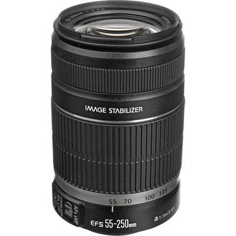 Canon EF-S 55-250mm f4-5.6 IS II Lens (White box)