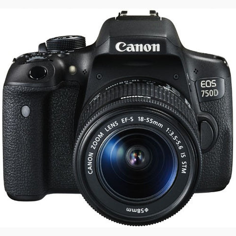 Canon EOS 750D with 18-55mm Black Digital SLR Camera