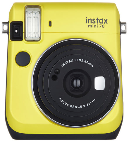 Fuji Film Instax Mini 70 Canary Yellow Instant Camera