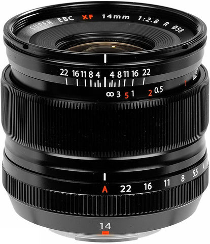 Fujinon XF 14mm F2.8 R Black Lens