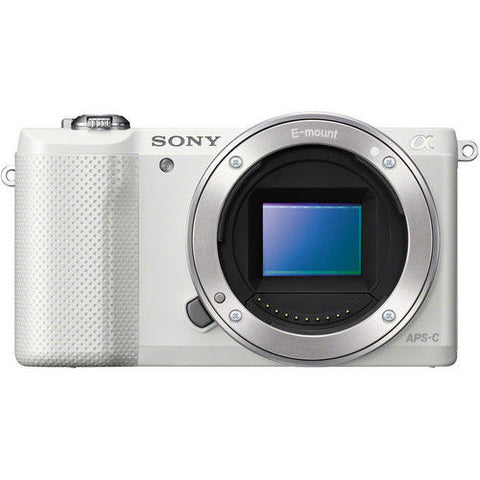 Sony Alpha a5000 with 16-50mm Lens White Mirrorless Digital Camera
