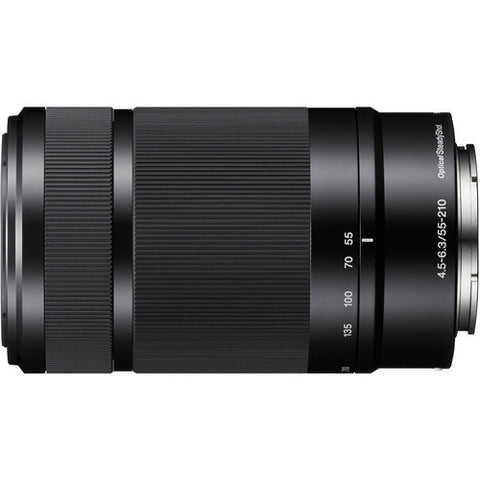 Sony E 55-210mm F/4.5-6.3 OSS Black Lens (White Box)