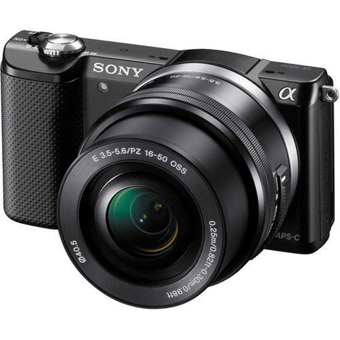 Sony Alpha A5000 ILCE-5000L with 16-50mm Lens (Black)