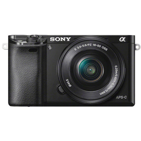 Sony Alpha A6000 ILCE-6000L with 16-50mm Lens Black Mirrorless Digital Camera