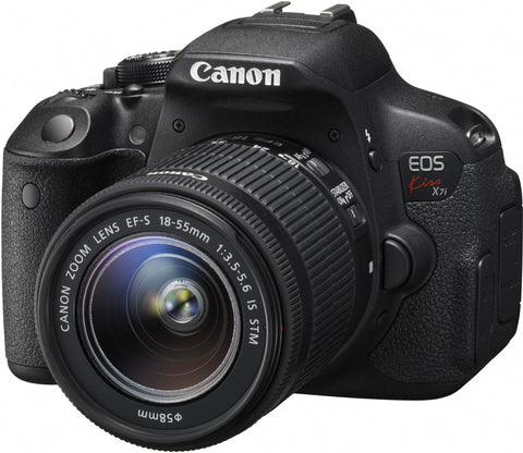 Canon EOS KISS X7I with EF-S 18-55mm f/3.5-5.6 IS STM Lens Black Digital SLR Camera