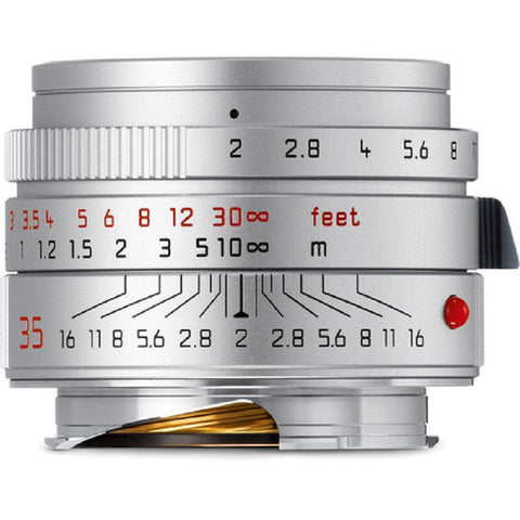 Leica Summicron-M 35mm f/2 ASPH Lens (Silver)