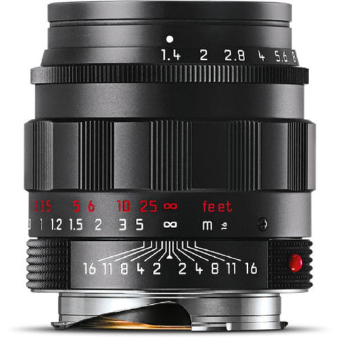 Leica Summilux-M 50mm F1.4 ASPH Black Lens