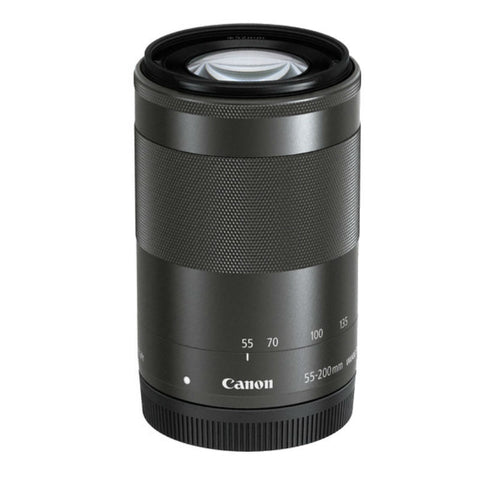 Canon EF-M 55-200mm f/4.5-6.3 STM Black Lens (White Box)