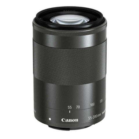 Canon EF-M 55-200mm f/4.5-6.3 STM Black Lens (White Box)