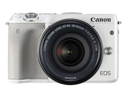 Canon EOS M3 with 18-55mm White Digital SLR Camera