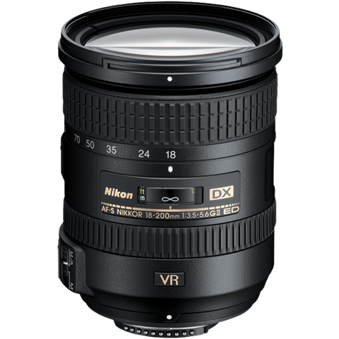 Nikon AF-S DX Nikkor 18-200mm f3.5-5.6G ED VR II Lens (White Box)