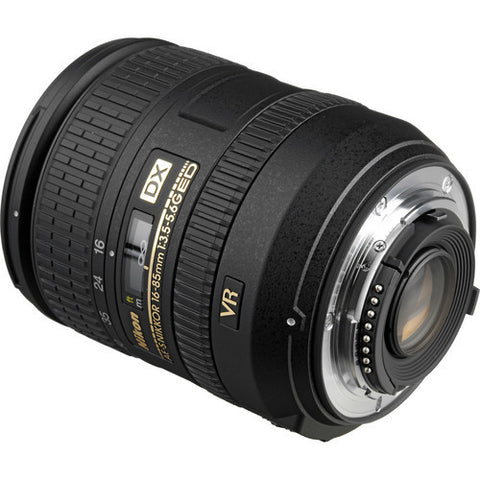 Nikon AF-S DX Nikkor 16-85mm f3.5-5.6G ED VR Lens (White Box)
