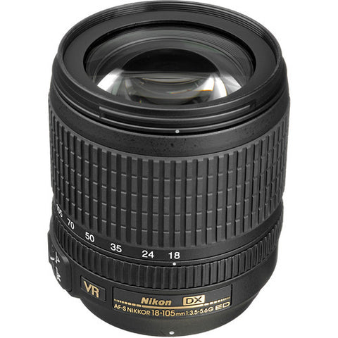 Nikon AF-S DX Nikkor 18-105mm f3.5-5.6G ED VR Lens (White Box)
