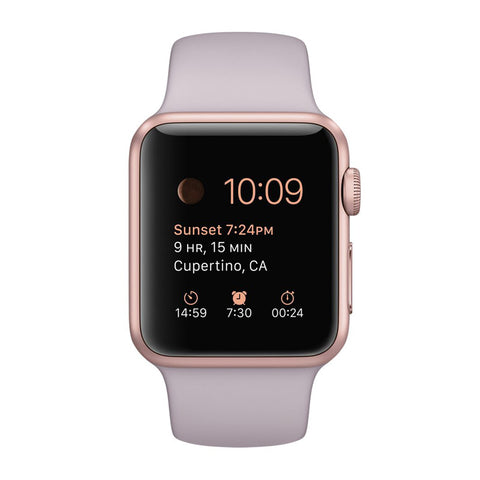 Apple Watch Sport 38mm Rose Gold Aluminum Case MLCH2 (Lavender)