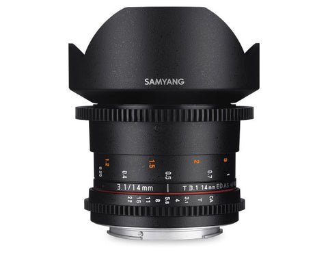 Samyang 14mm T3.1 VDSLR II for Sony Nex