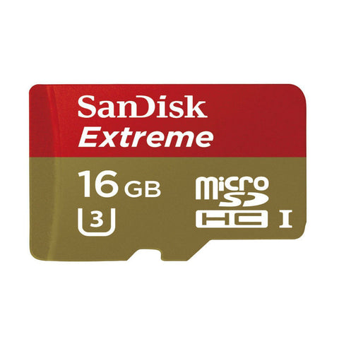 SanDisk Extreme 16GB U3 MicroSDHC (Gift Pack)