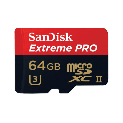 SanDisk Extreme Pro MicroSDXC UHS-II SDSQXPJ-064G-GN6M3 64GB Memory Card