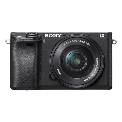 Sony Alpha A6300 with 16-50mm and 55-210mm Black