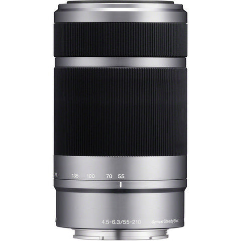 Sony SEL55210 E 55-210mm F/4.5-6.3 OSS Silver Lens