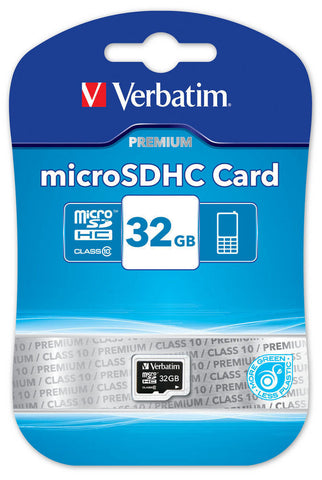 Verbatim 32GB Micro SDHC (Class 10) Memory Card