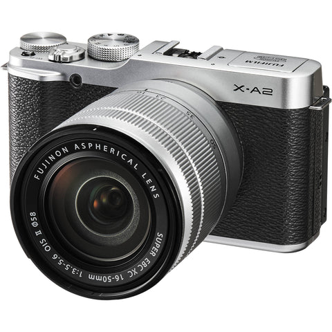 Fujifilm X-A2 with 16-50mm Silver Mirrorless Digital Camera