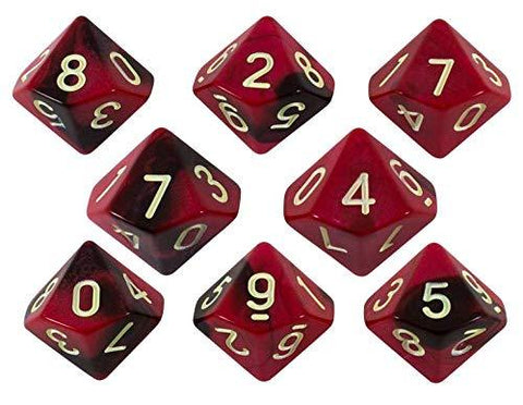 Red D4 Dice - 10D4 'Healing Potion' Set – Paladin Roleplaying