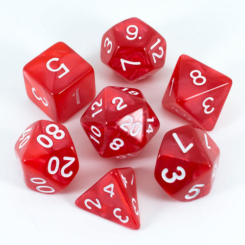 Allwin 6 Set D20 Gaming Dice Twenty Sided Die RPG D&D Six Opaque