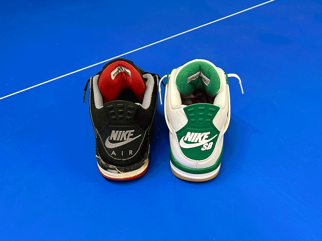 Nike SB Jordan 4 comparison - Welcome