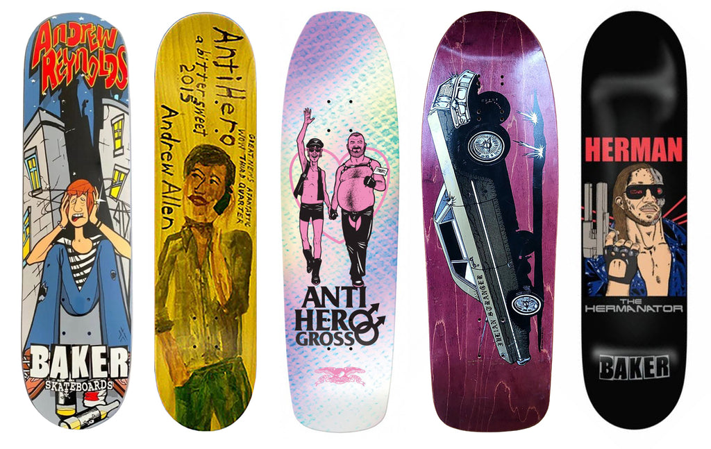 Mike Lotties Favourite SKateboard Graphics