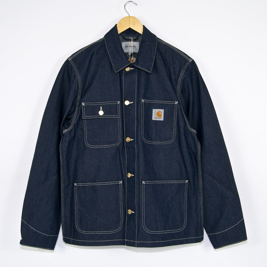 Carhartt WIP - Denim Michigan Coat - Blue (Rigid) | Welcome Skate Store