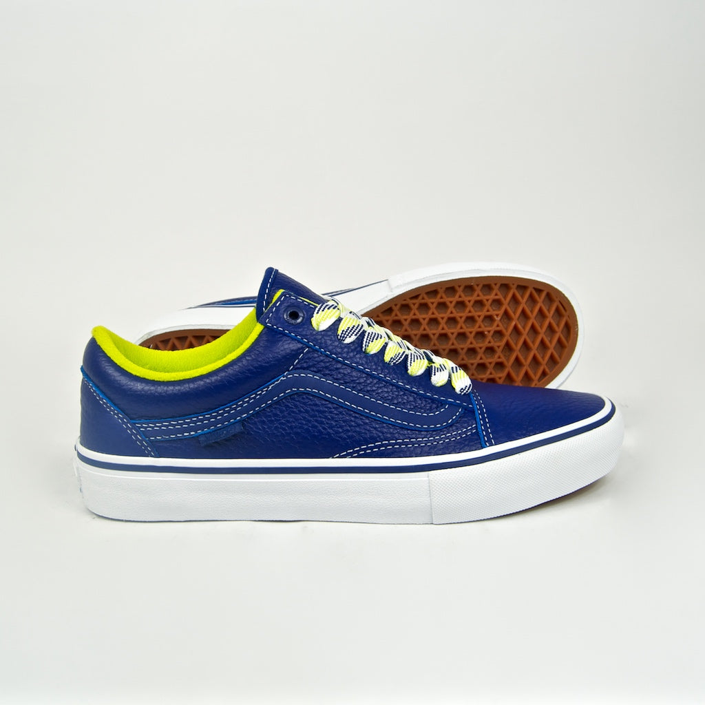 royal blue and yellow vans