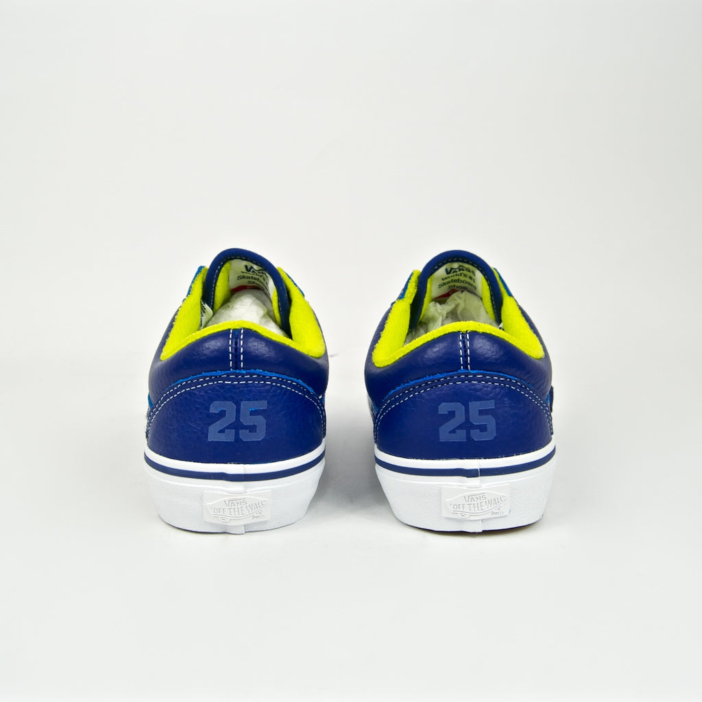 royal blue and yellow vans