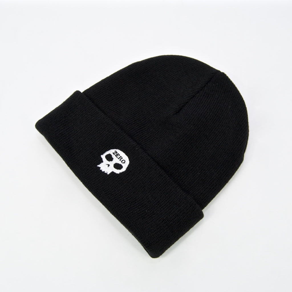 Zero Skateboards - Single Skull Beanie - Black | Welcome Skate Store