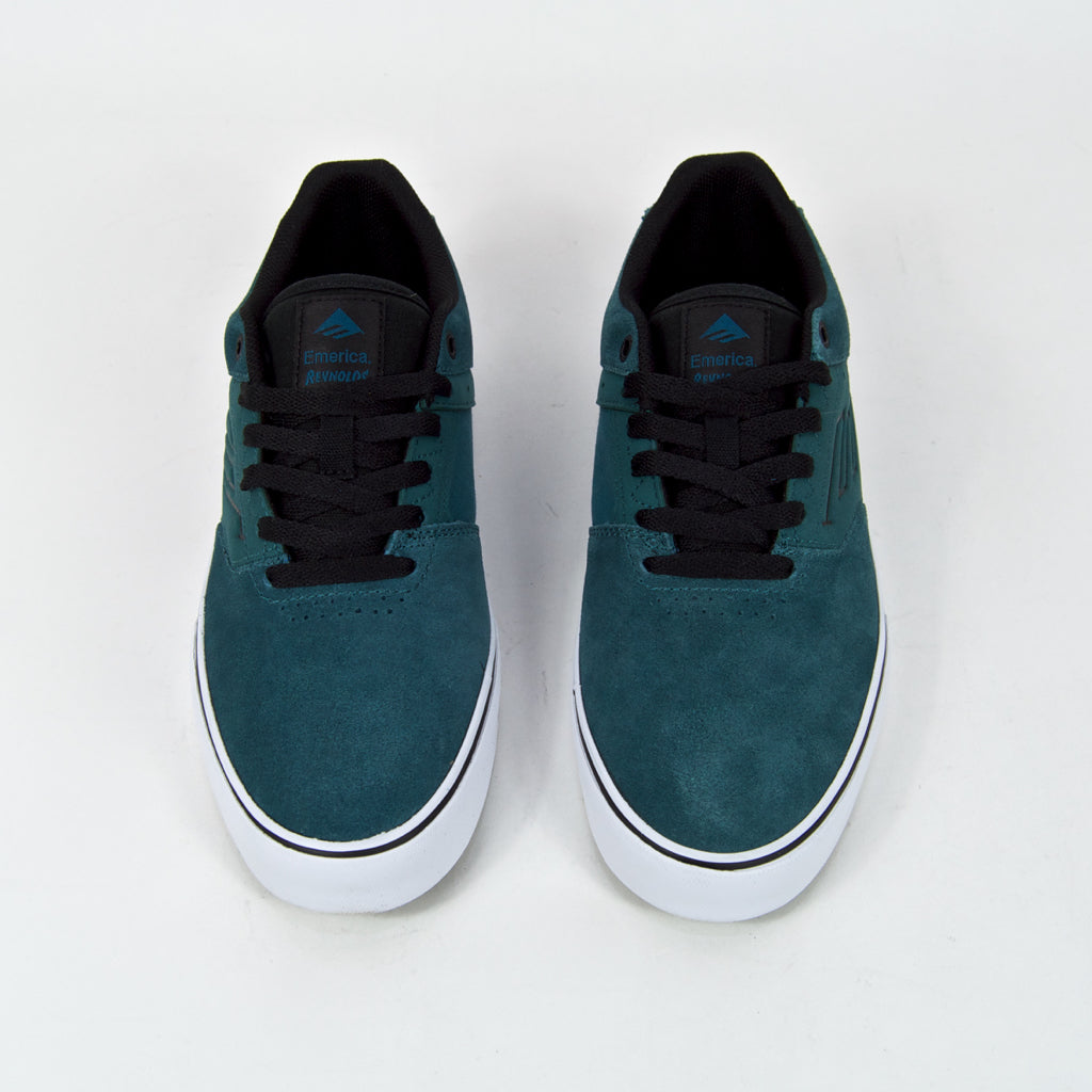 teal and black shoes