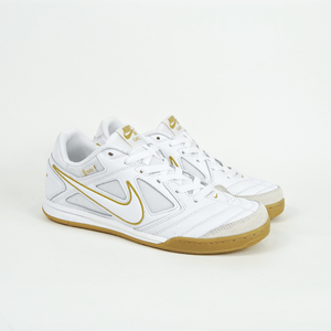 nike gato white gold