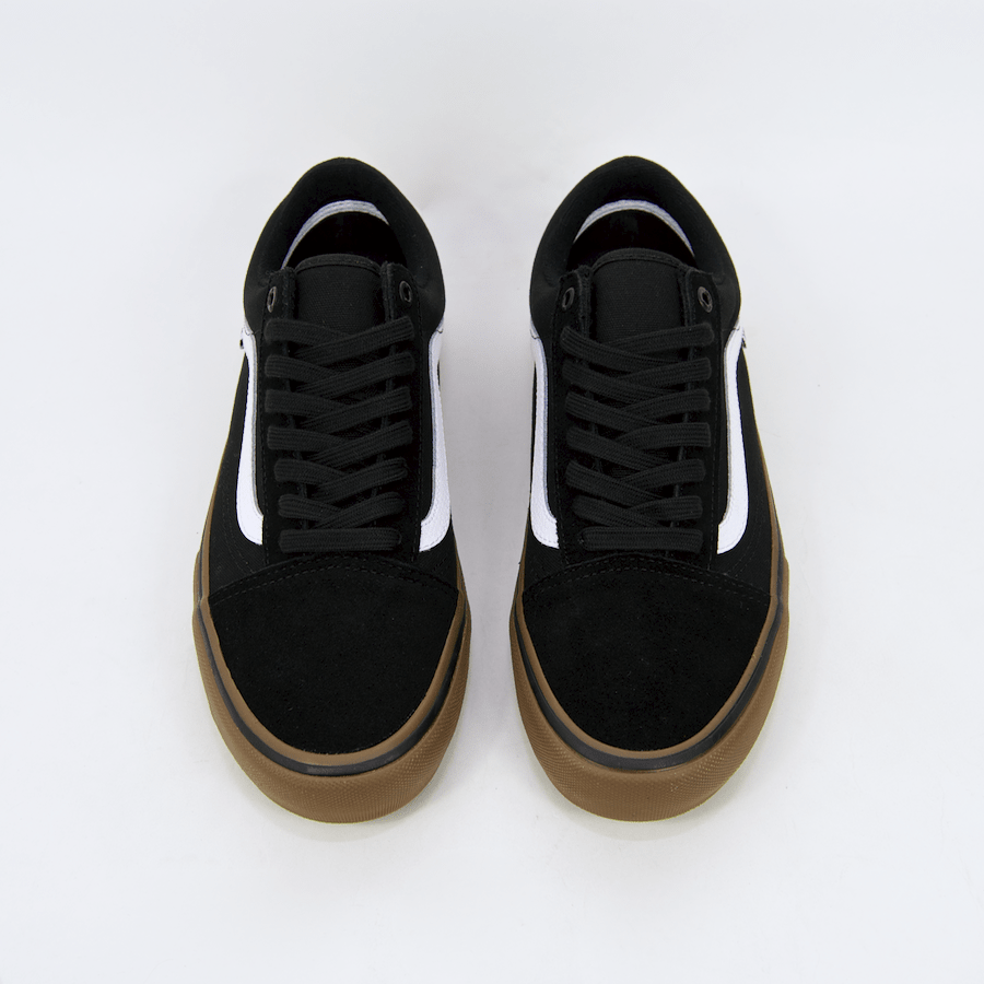 vans old skool pro black laces