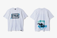 Stüssy FPAR Collaboration white t-shirt