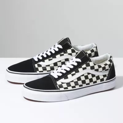 checkerboard lace up platform vans