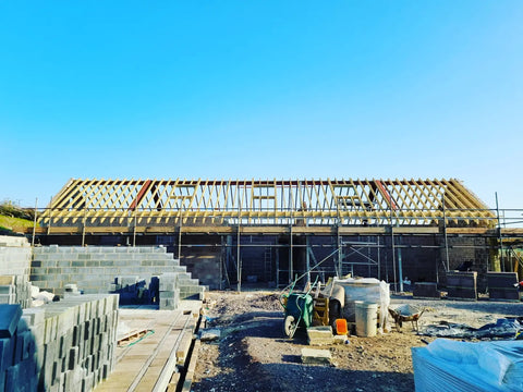 Building job timber frame