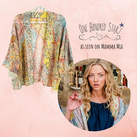 Amanda Seyfried wearing Valerie Kimono Mamma Mia