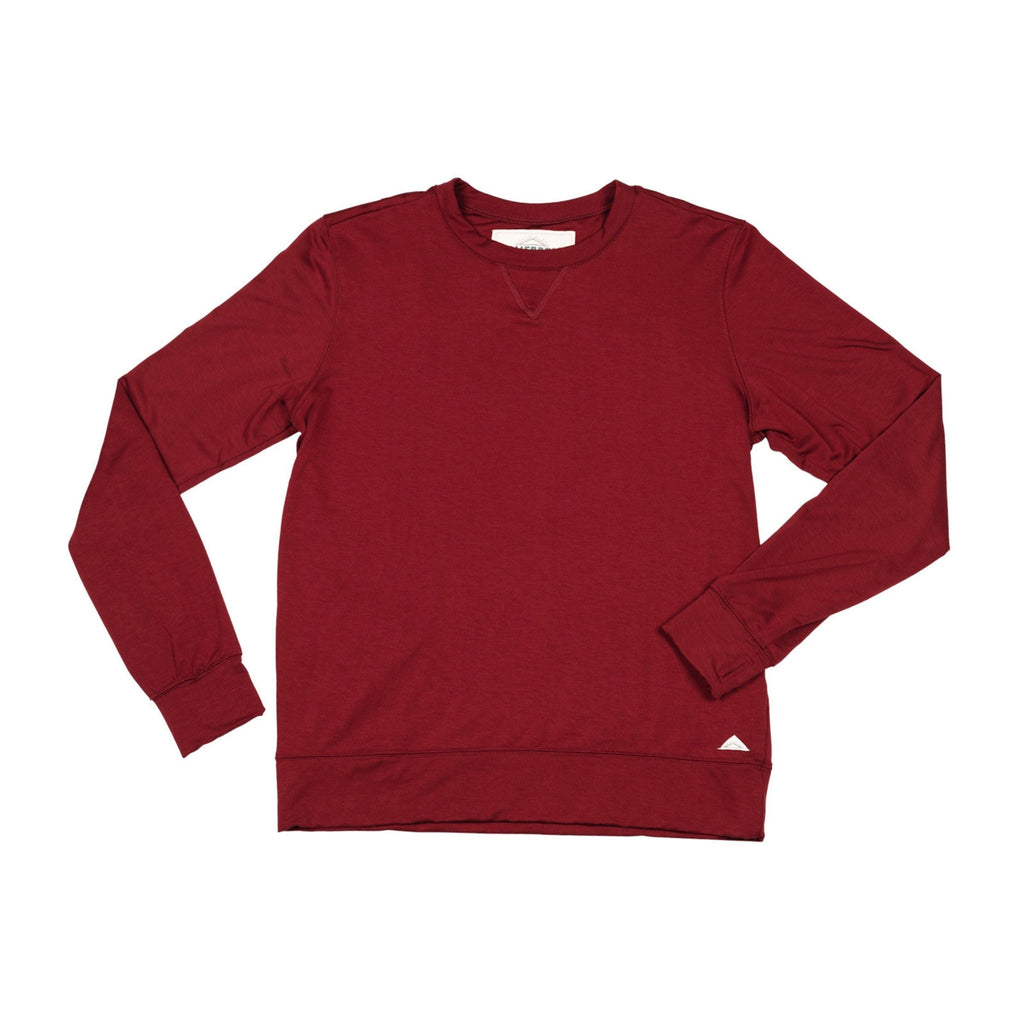 Unisex Wagyu Fleece Crew - Burgundy&quest;